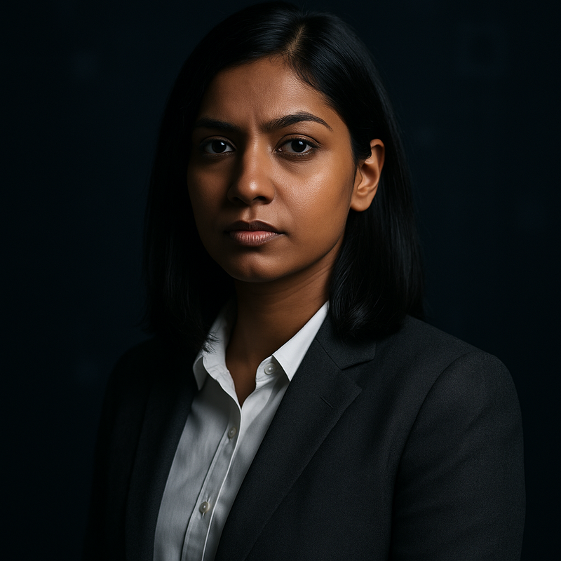Portrait of Priya M., SOC Analyst